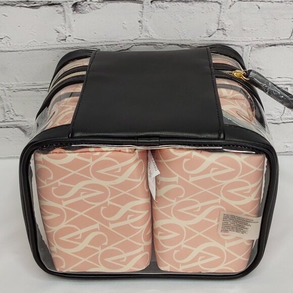 'VICTORIA'S SECRET' LOGO SIGNATURE TRAIN CASE 4 - PIECE SET - Picture 7 of 16